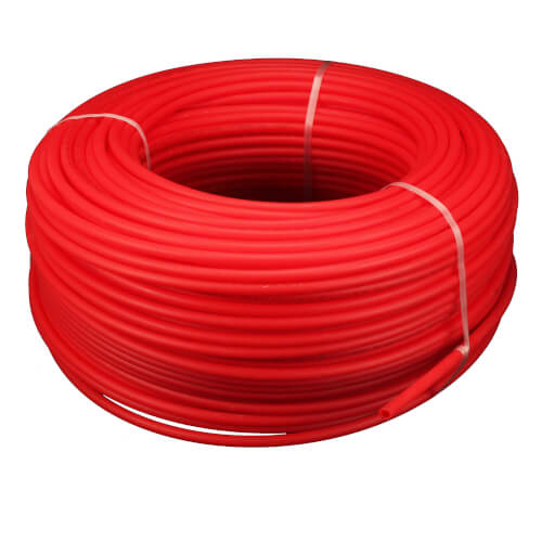 1000 feet of pex pipes for in-floor radiant heating with the HUG Hydronics system
